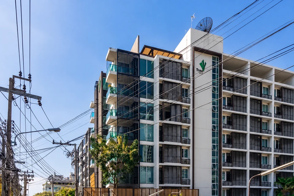 ภาพอาคาร Tree Condo เอกมัย จากแหล่งโครงการที่ตรวจสอบแล้ว