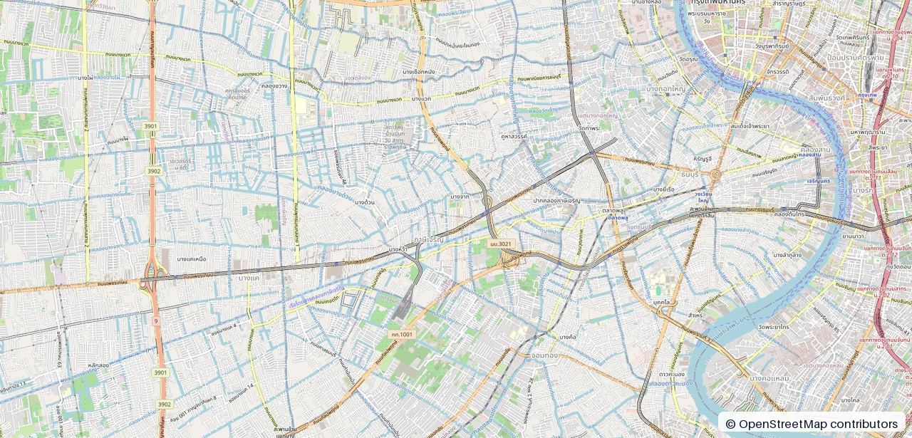 แผนที่พื้นที่ค้นหามหาวิทยาลัยสยามและคอนโด 10 โครงการ
