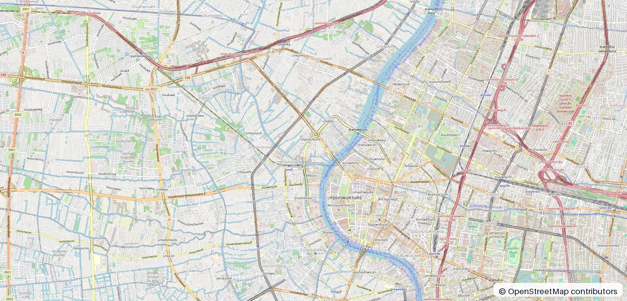แผนที่พื้นที่ค้นหามหาวิทยาลัยธรรมศาสตร์ ท่าพระจันทร์และคอนโด 10 โครงการ